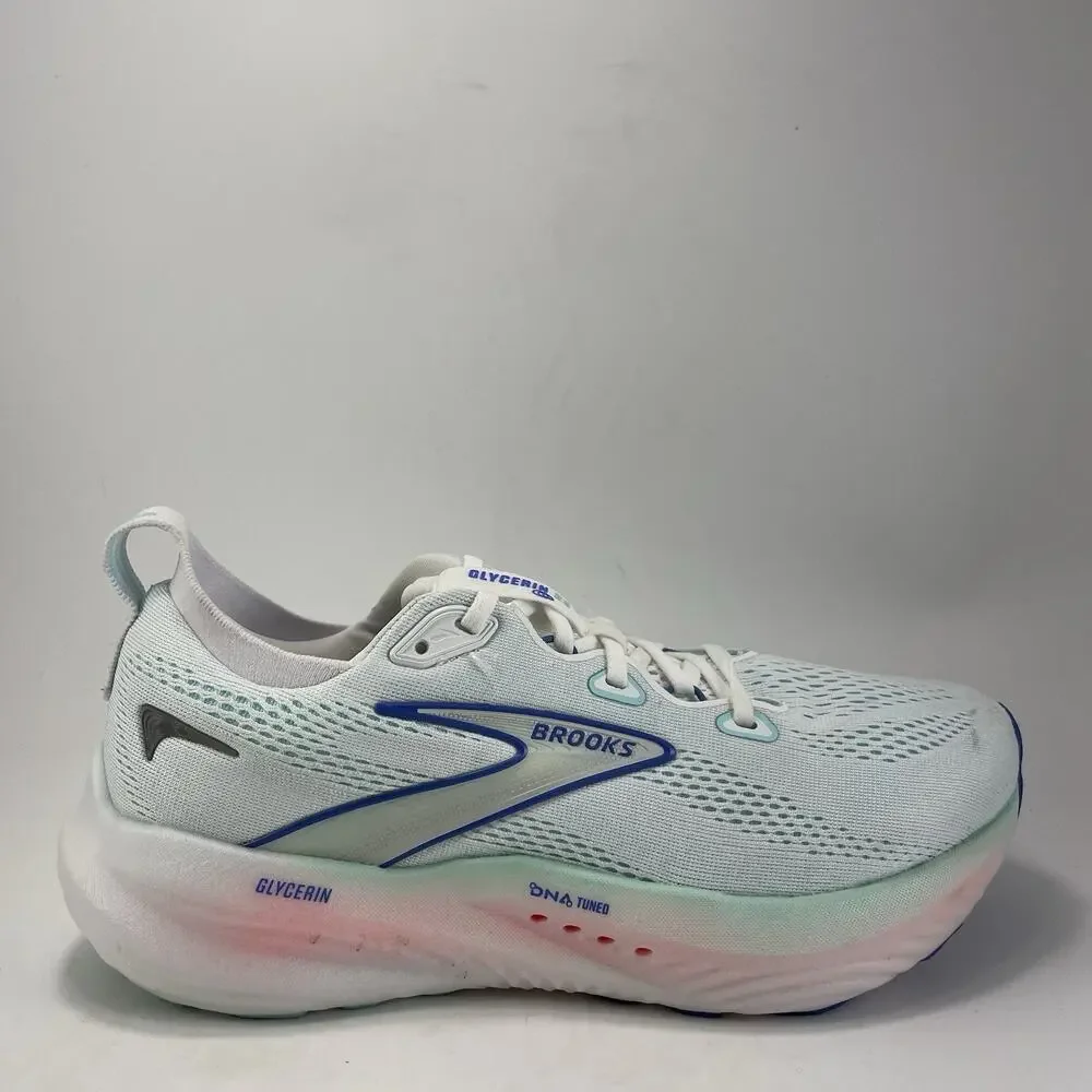 Brooks Glycerin 22 Blue Ribbon Peacoat Athletic Running Shoes Womens Size 9.5 - Picture 1 of 10